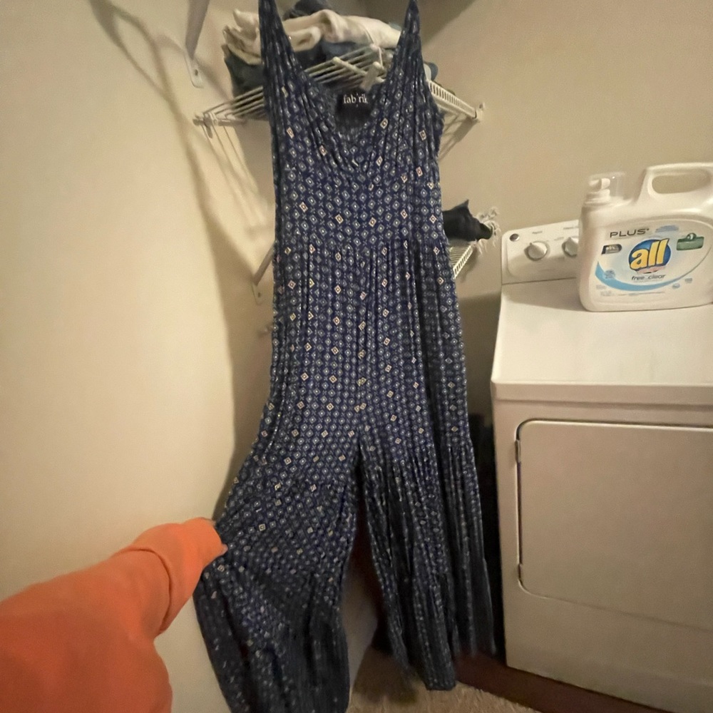 Fabrik blue jumpsuit size small worn once!!